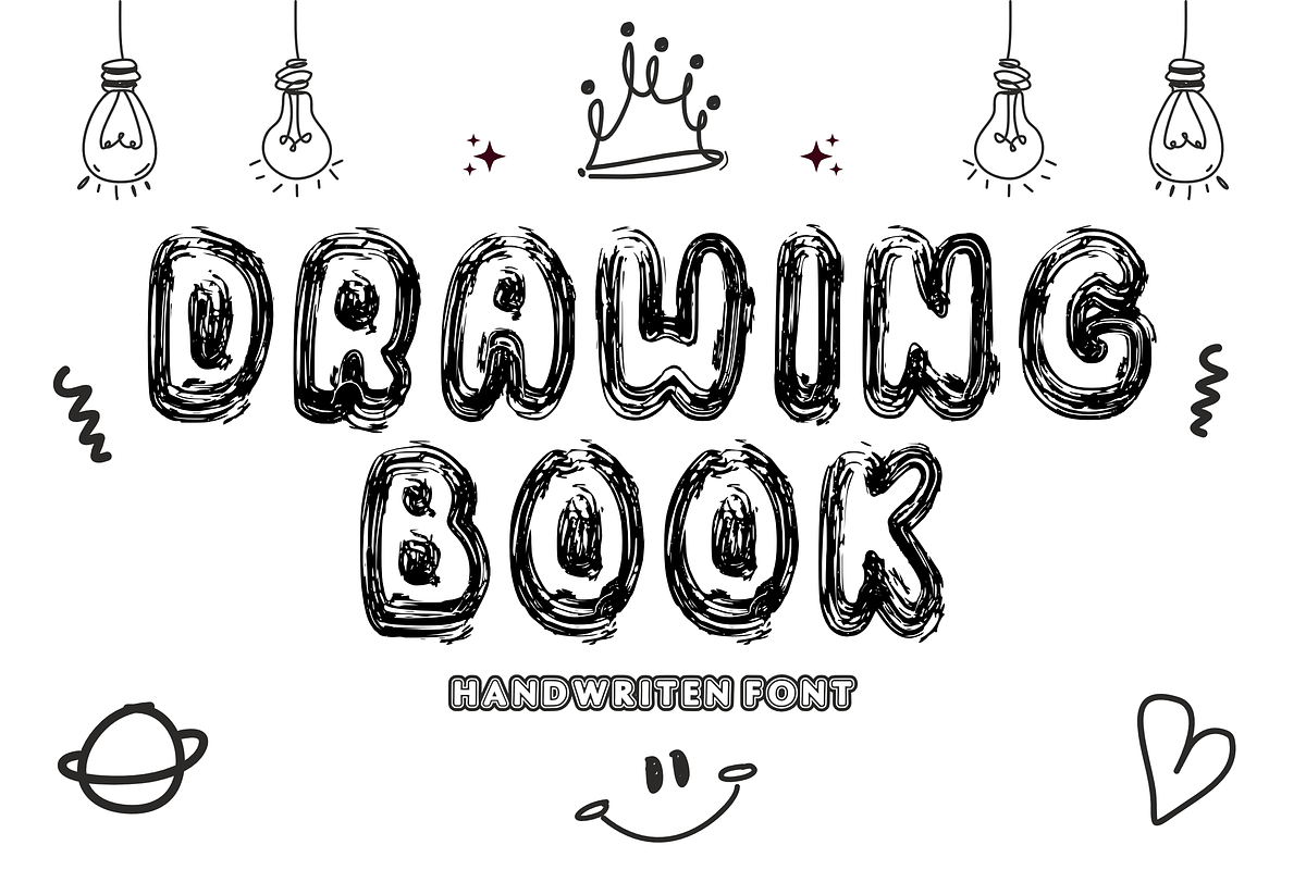 Doodle Pals - Sketchy Display Font, a Handwritten Font by KiddoGlyphs Studio (Photo 3 of 5)