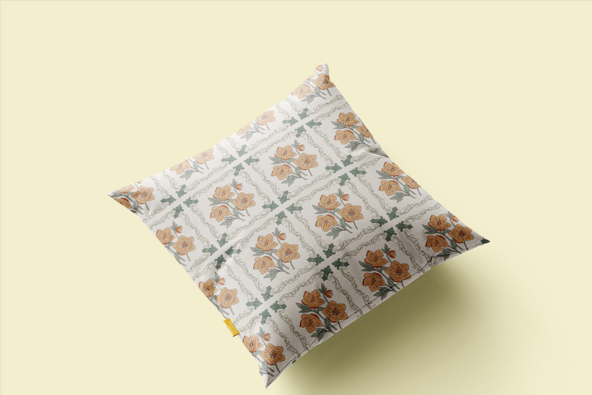Heritage Bloom, a Pattern Graphic by snadiacreations (Photo 3 of 3)