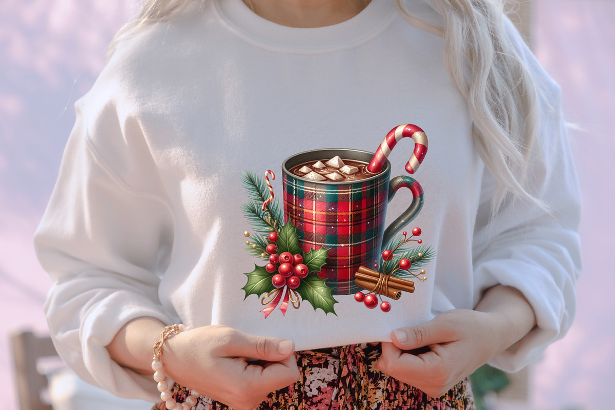 Luxury Plaid Christmas Clipart, an Illustration by designcity5 (Photo 5 of 5)