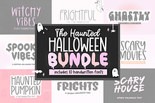 Halloween Font Bundle | Spooky Fonts