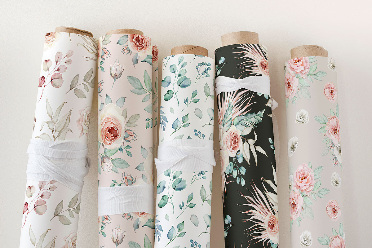 Bohemian Seamless Patterns Set, a Pattern Graphic by Eva Katerina (Photo 12 of 12)