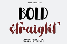 Bold Straight