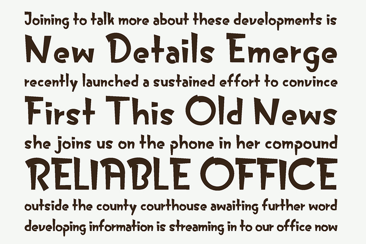 Lemon Days Typeface preview 3