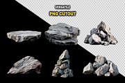 70+ PNG Cutout Isolated Cliff Rocks, an Object Graphic by Mikel Blazgad (Thumbnail 2 of 9)