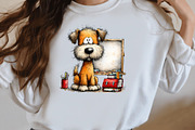 Cute Back to School Dog Clipart, a Seasonal Illustration by Designworld (Thumbnail 7 of 8)