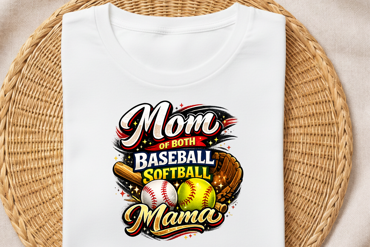 Mom Of Both Baseball Softball PNG, a Graphic by Vector Portal (Photo 9 of 9)
