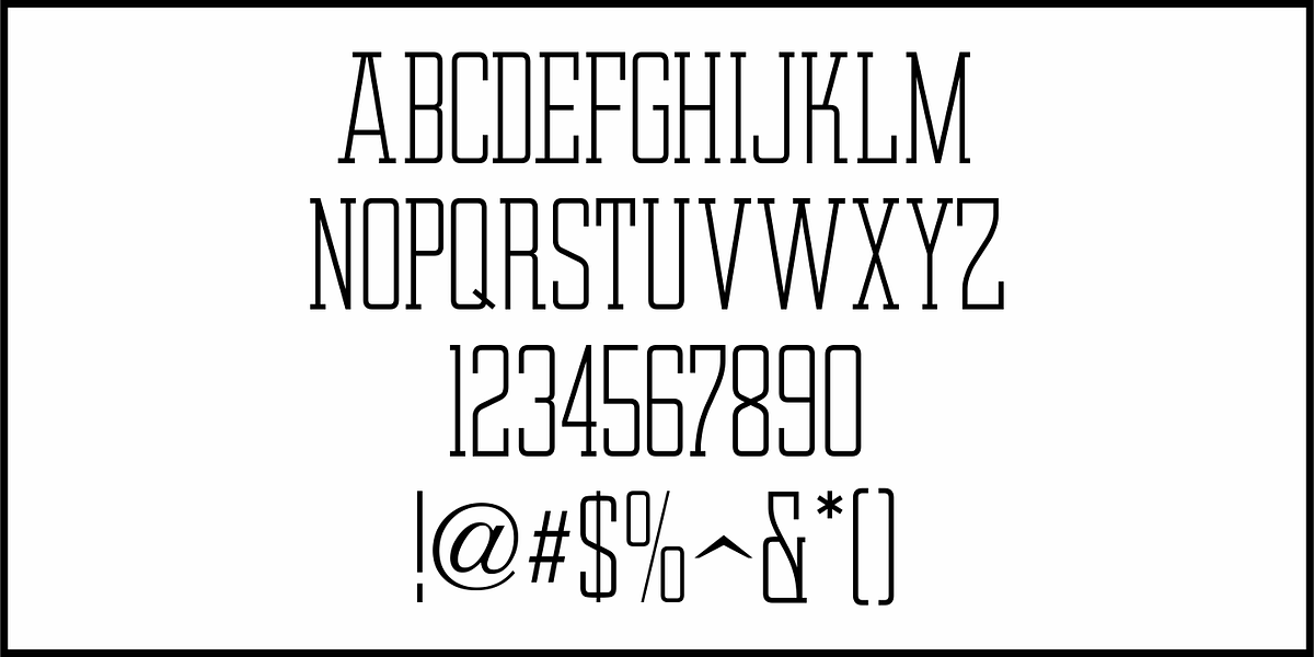 Stylish Title JNL, a Slab Serif Font by Jeff Levine Fonts (Photo 3 of 5)