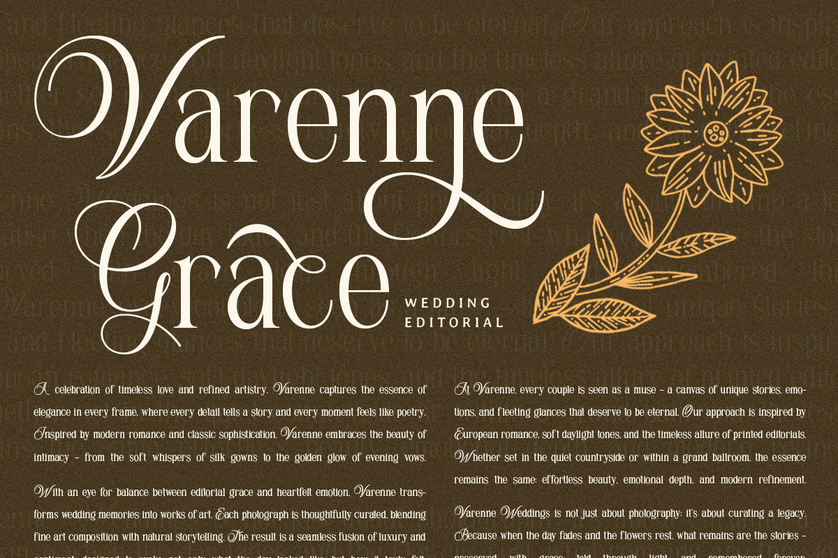 Reglika Mosta - Wedding Family Font, a Serif Font by Pandeka Studio (Photo 6 of 10)