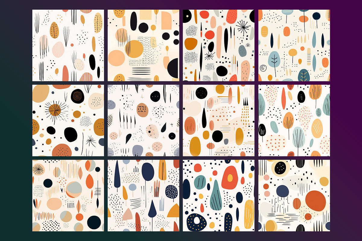 Boho Pastel Seamless Pattern, a Pattern Graphic by Forhadx5 (Photo 7 of 12)