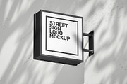 Street Sign Mockup (32 PSD Scenes), an Advertising Mockup by Traint (Thumbnail 17 of 50)