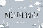 Nightflashes Font, a Handwritten Font by Salt & Pepper Designs (Thumbnail 1 of 6)
