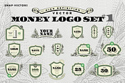 Vector Money Logo Set #1, a Branding & Logo Template by Snap Vectors (Thumbnail 2 of 3)