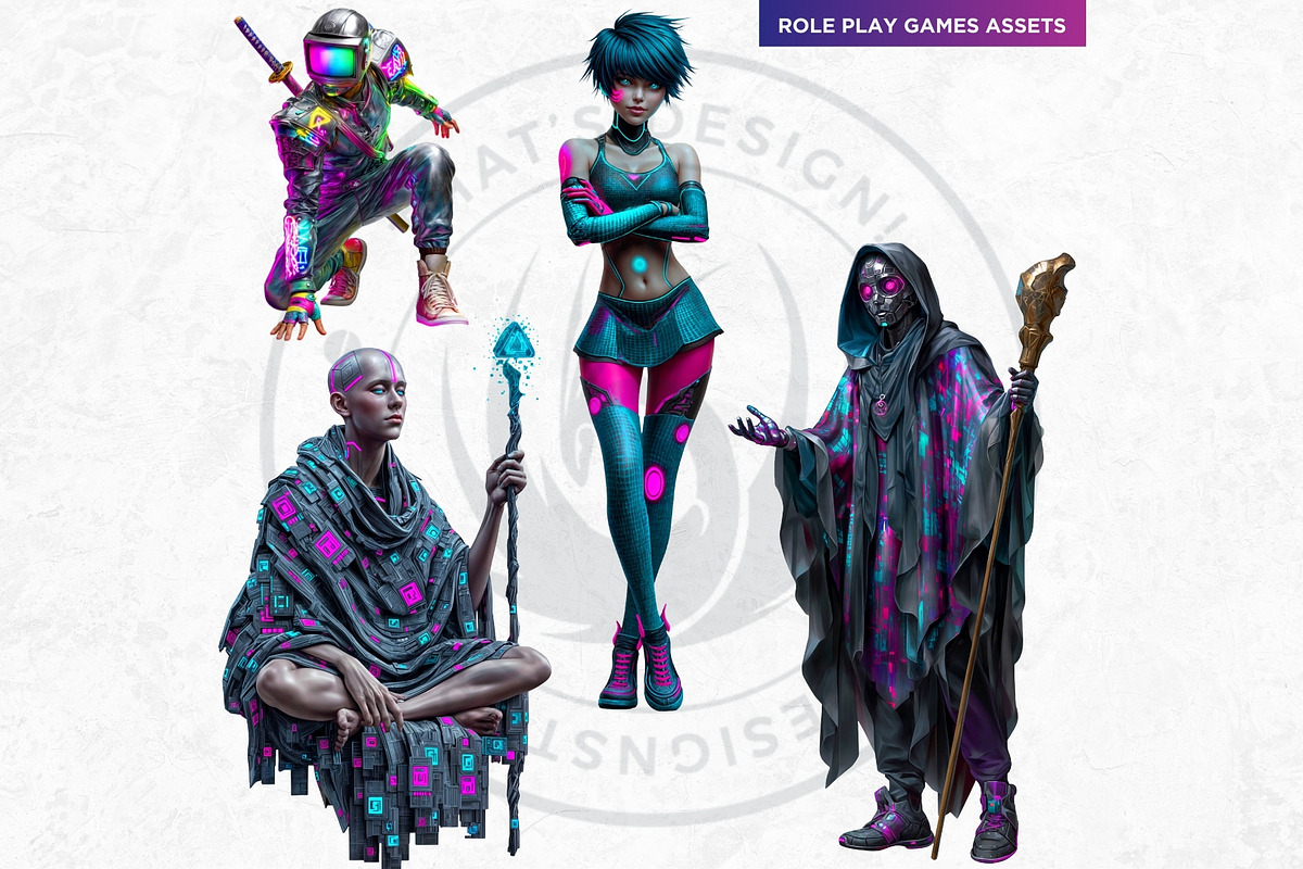Arcade Gaming Character Cliparts, a Person Illustration by ThatsDesignArt (Photo 7 of 10)