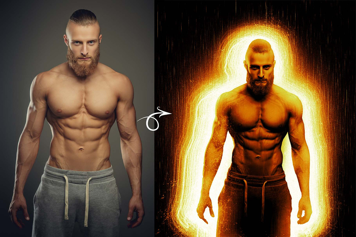 Futuristic Light Burst Action, an Action Add-On by MRI STUDIO (Photo 5 of 12)