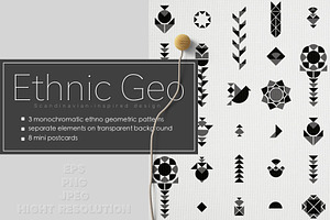 Geometric ethno patterns.