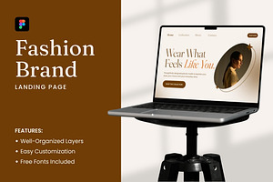 Fashion Brand Landing Page, a Landing Page Template by Antstheme