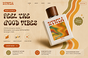 Mignova - Psychedelic Display Font, a Handwritten Font by figuree studio (Thumbnail 4 of 8)