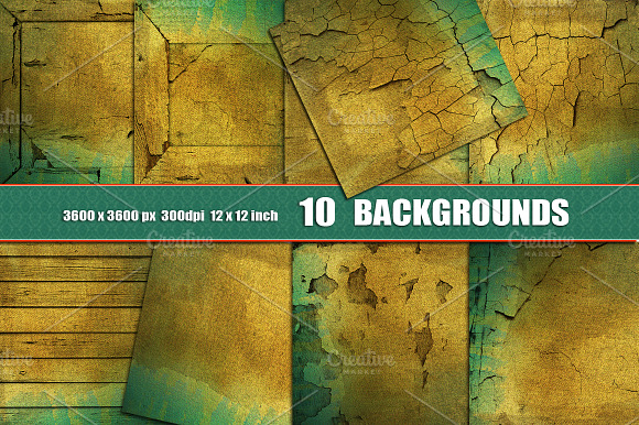 10 Distressed Wall Backgrounds Linen