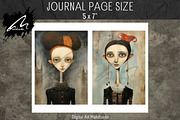 Odd Whimsical Girl, Quirky Pages, a Person Illustration by Digital Art Mahdiseño (Thumbnail 6 of 9)