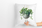 Flowers in hanging pots clipart, a Decorative Illustration by Hello My Print (Thumbnail 9 of 10)