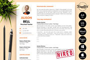 Teacher CV Format / Resume - Alison, a Resume Template by Templates Design Co. (Thumbnail 1 of 17)