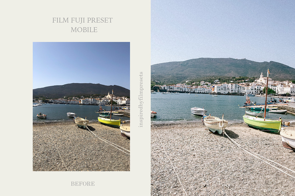 Mobile Lightroom Fuji Film Preset, an Action Add-On by InspiredbyfilmPresets (Photo 3 of 6)