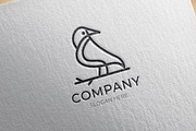 Minimal line art bird logo, a Branding & Logo Template by Medianeka (Thumbnail 3 of 3)