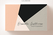 Geometric Chic Business Card, a Business Card Template by iloladesign (Thumbnail 1 of 2)