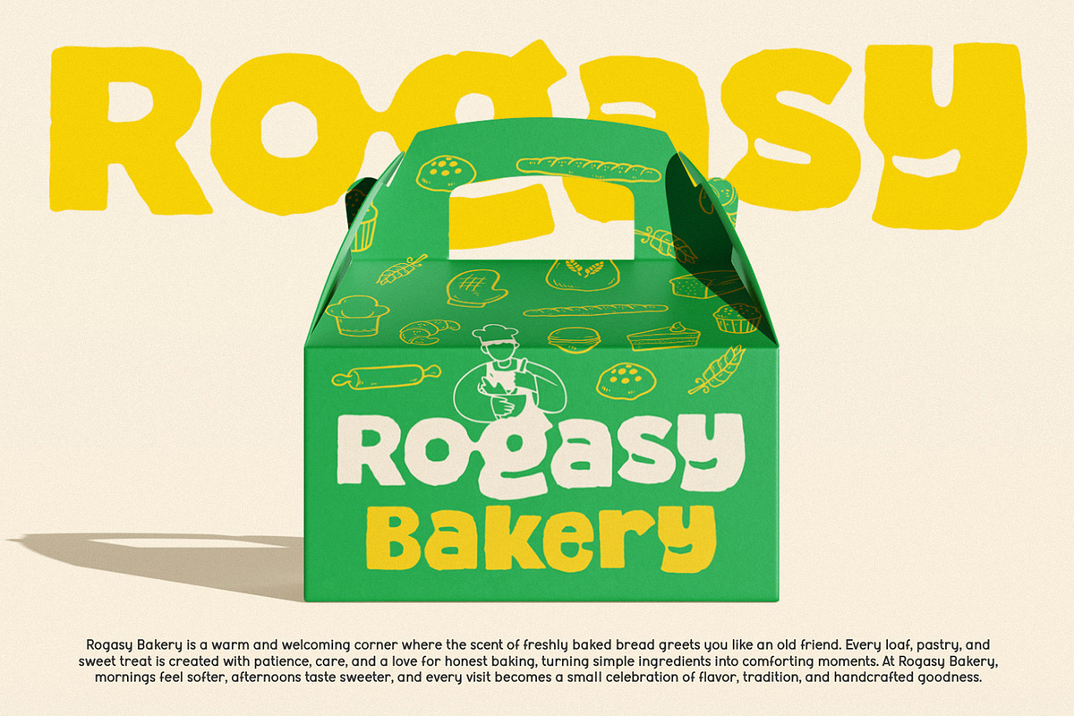 Chunky Popys Sticky Display Font, a Sans Serif Font by Heinzel Std (Photo 4 of 12)