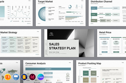 Sales Strategy Plan Presentation, a Presentation Template by TemplatesForest