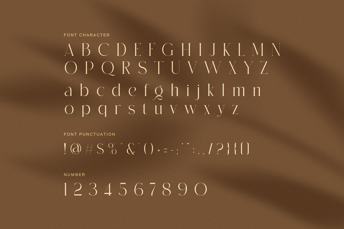 Cigaret Elegant Fashion Serif Font, a Serif Font by Perfectype (Photo 7 of 8)