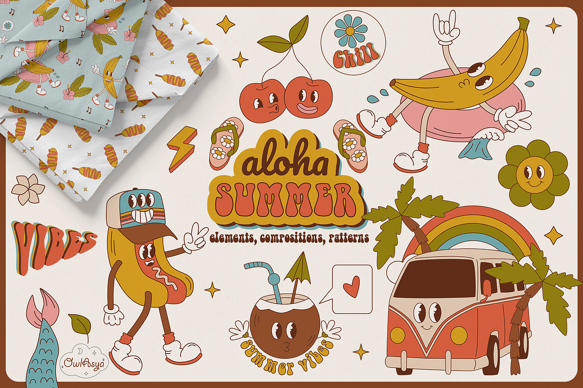 Aloha Summer Collection, an Object Graphic by owlasya (Photo 1 of 9)