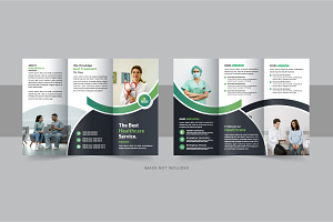Medical healthcare trifold brochure, a Brochure Template by Pavel_design