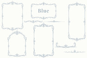 Baroque Flourish Borders, a Decorative Illustration by AW Studios (Thumbnail 4 of 12)