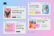 Influencer Marketing Agency, a Presentation Template by Claymoon Lab (Thumbnail 3 of 7)