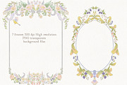 Summer Garden Wedding Set, a Decorative Illustration by AlenaVlasko stock Market (Thumbnail 6 of 10)