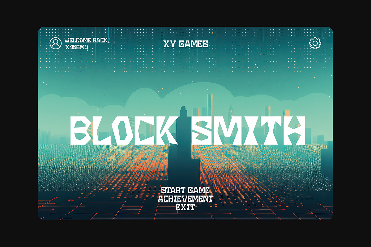 Blocksmith - Construction Font, a Sans Serif Font by HipFonts