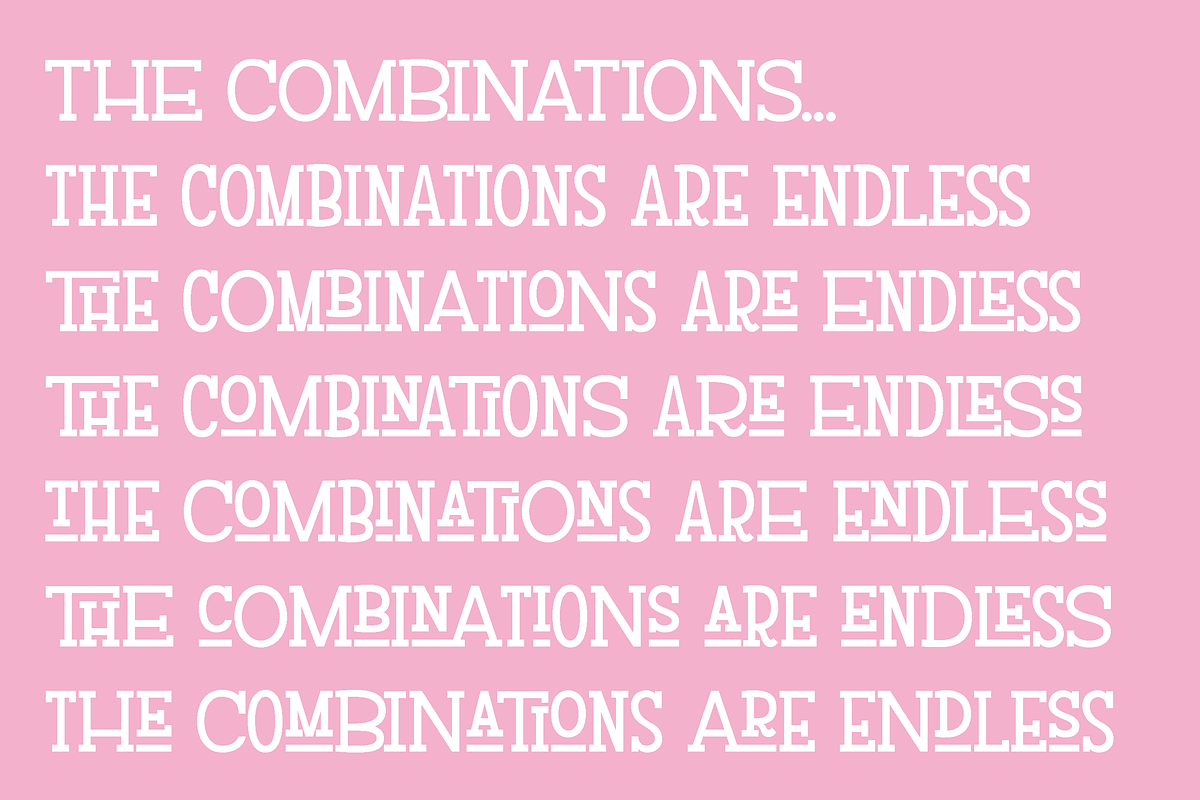 Versalita&Serif - Font preview 5