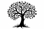Detailed Tree Silhouette SVG Bundle, an Illustration by Amazin_art (Thumbnail 13 of 13)