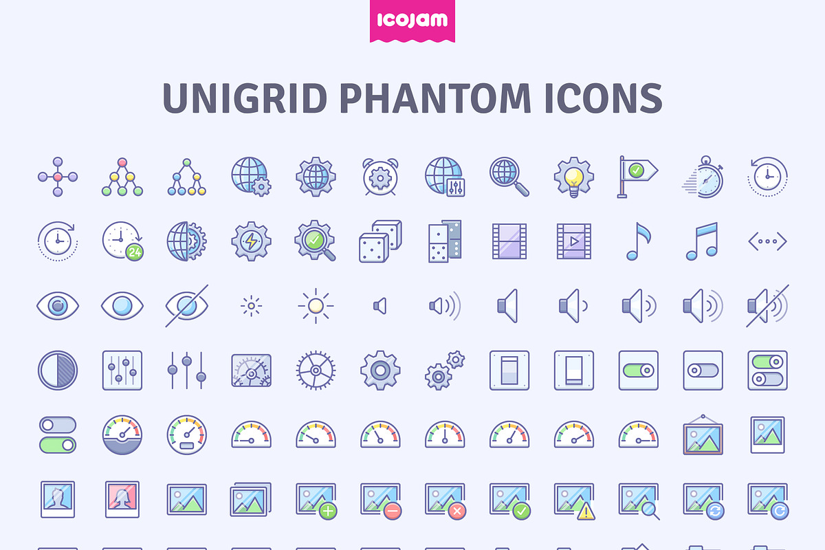 3552 Unigrid Phantom icons, an Icon by Icojam store (Photo 10 of 14)
