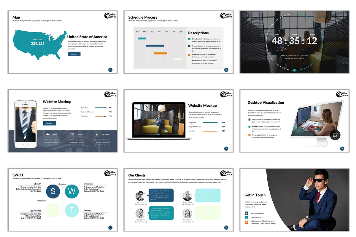 Creative Agency Template [PPTX], a Presentation Template by litoondev (Photo 10 of 15)