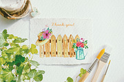 Watercolor Garden. Illustrations set, a Seasonal Illustration by iri-illustration (Thumbnail 8 of 8)