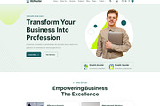 Business Consulting WordPress Theme, a WordPress Template by UInstrument (Thumbnail 3 of 11)