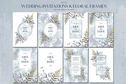 Floral wedding cards set, an Invitation Template by Anastasia Koba (Thumbnail 5 of 8)