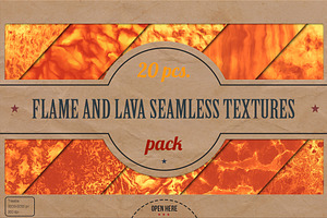 Flame And Lava Textures Pack