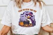 Halloween Goose Time to Stir the Pot, an Illustration by DreamCafeArt (Thumbnail 2 of 7)