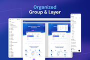 Saas & Tech Web Mobile UI Kit Saasly, an UI Kit Template by dhuhacreative (Thumbnail 8 of 8)