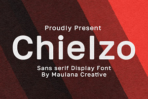 Chielzo Rounded Display Font