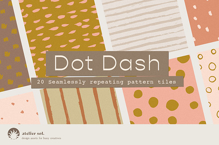 DOT DASH | Seamless Patterns