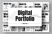 Digital Portfolio Presentation, a Presentation Template by ContestDesign (Thumbnail 1 of 5)